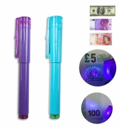 Rotulador Detector de Billetes Falsos DUAL por Led UV y Tinta Yodada CDP-1379