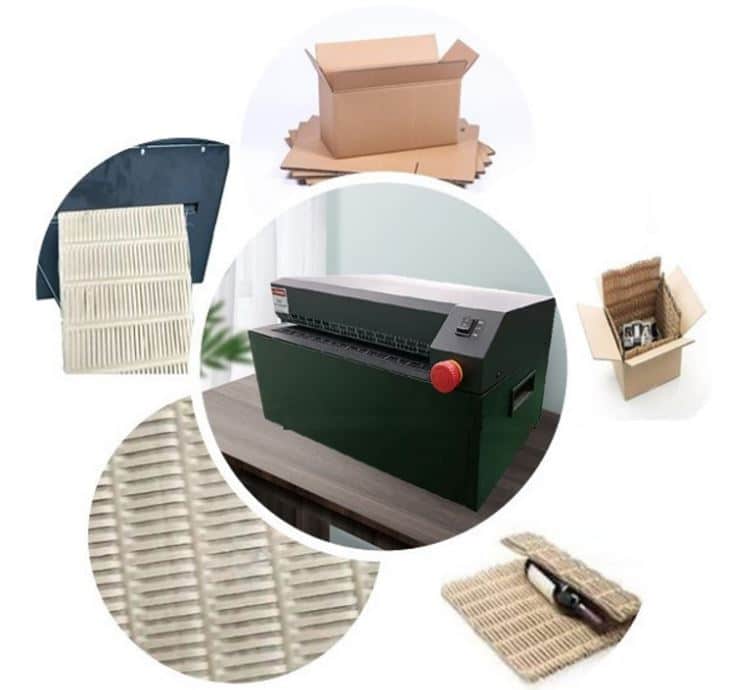 Máquina trituradora de cartón para relleno y embalajes